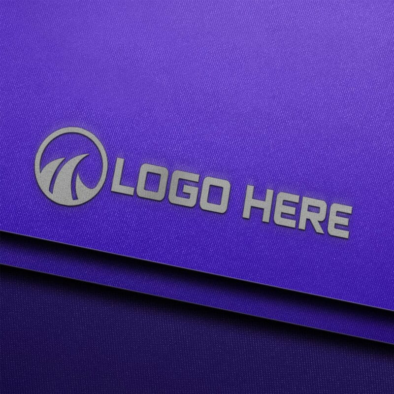 Free 3D Realistic Cotton Logo Mockup PSD