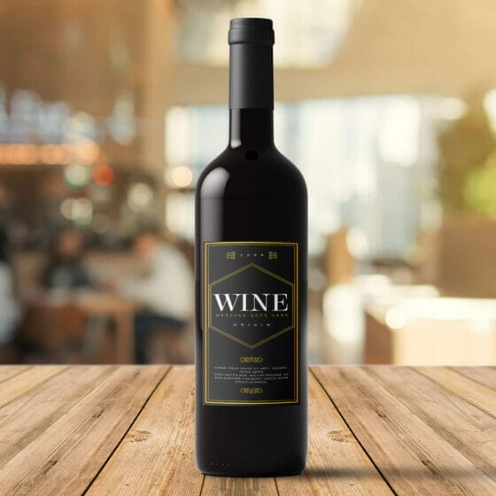 Free Alcohol Bottle Mockup PSD » CSS Author