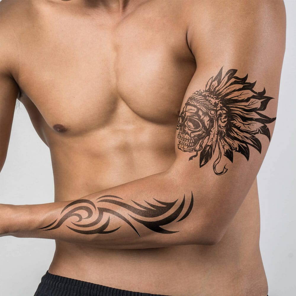 Free Arm Tattoo Mockup PSD Template