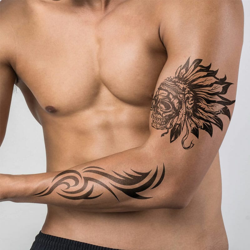 Free Arm Tattoo Mockup PSD Template