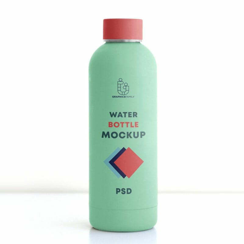 Free Bottle Design Mockup PSD