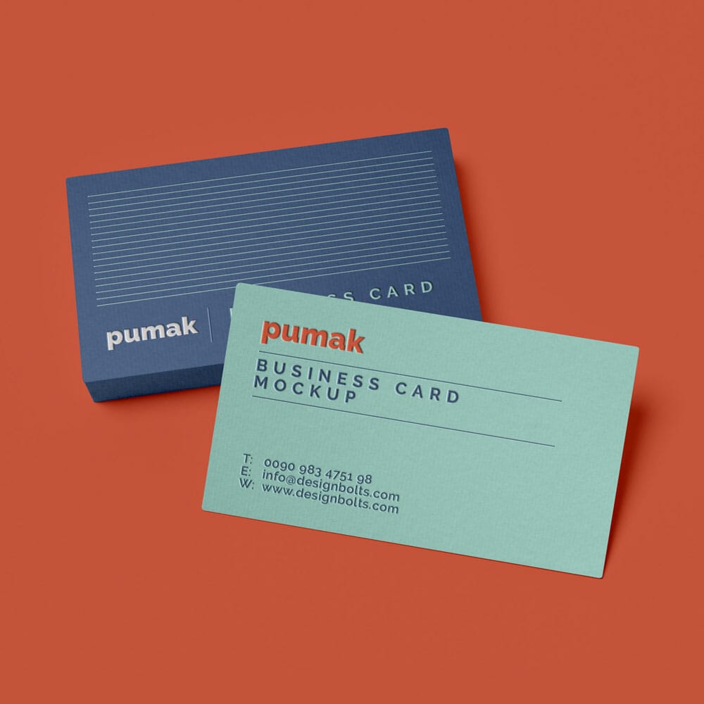 Free Business Card Mockup PSD