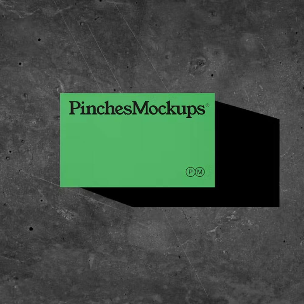 PM_BC/ØØ - Free Business Card Mockup