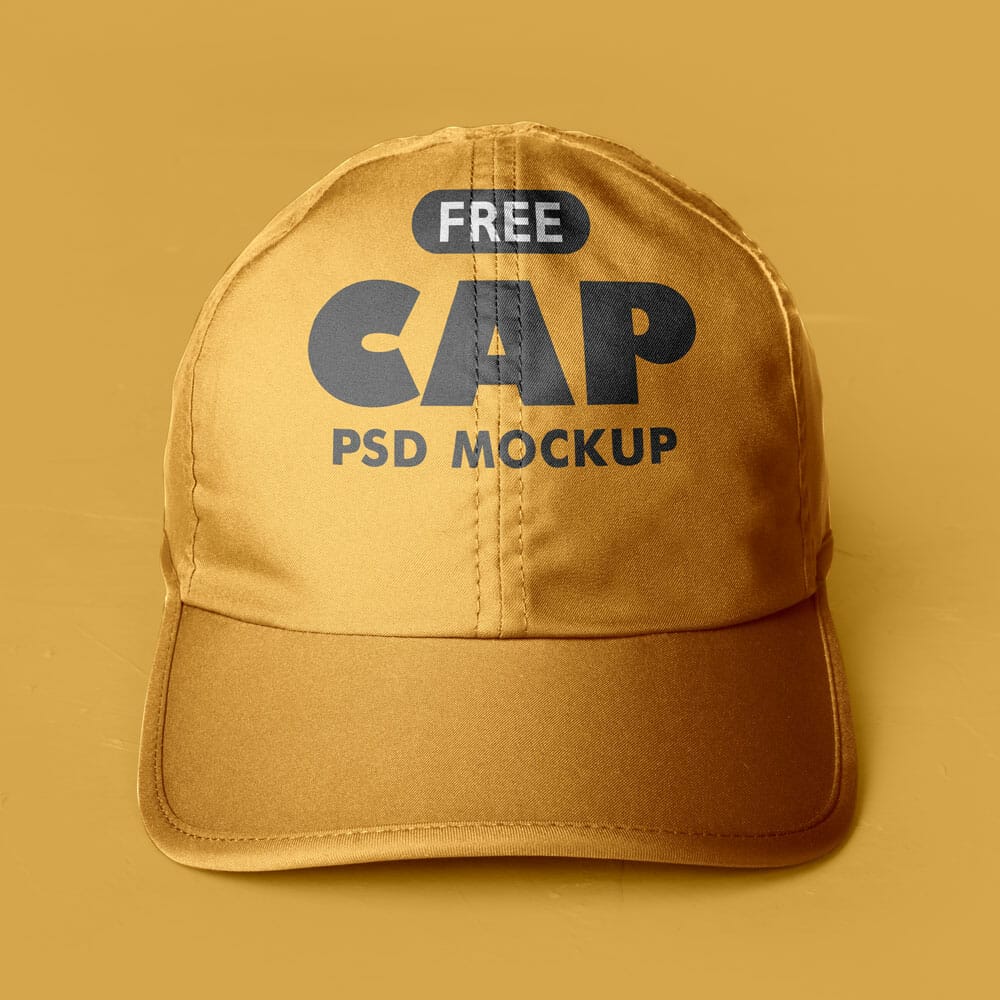 Free Cap PSD Mockup Template