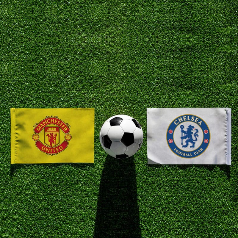 Free Football Competitors Flag Mockup PSD