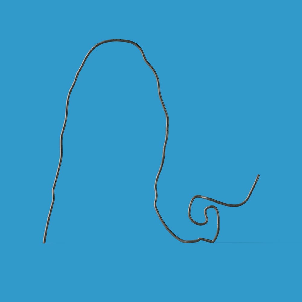 Free Front View Wire Mockup PSD