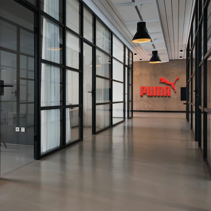 Free Glass Panel Logo Mockup PSD