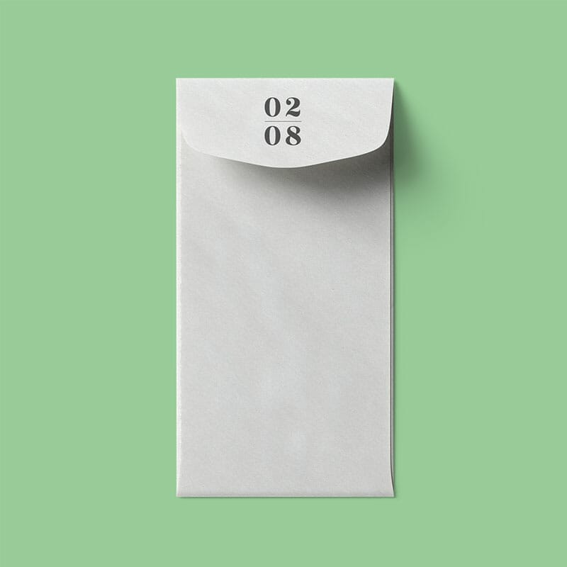 Free Half Open Envelope Mockup PSD Template