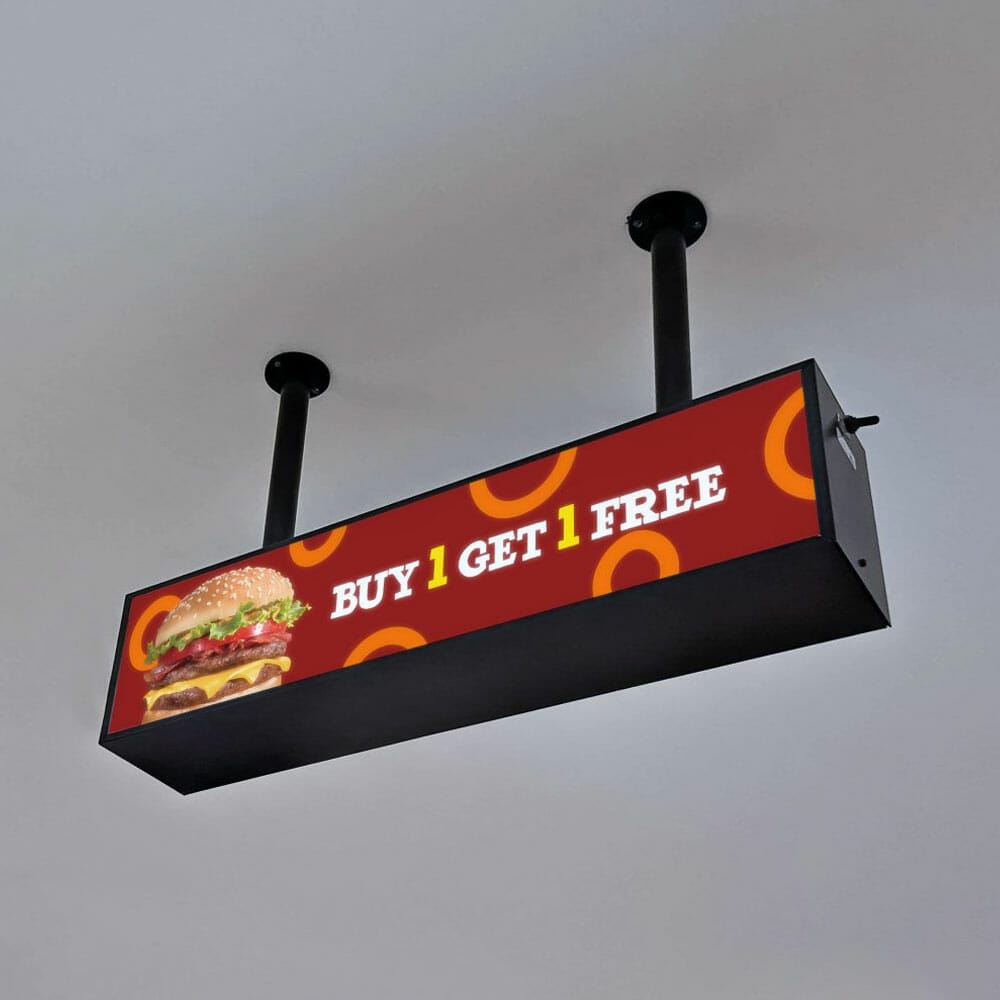 Free Inside Shop Glowing Banner PSD