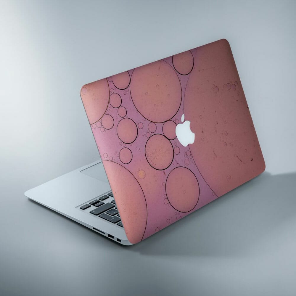 Free Laptop Skin Mockup PSD