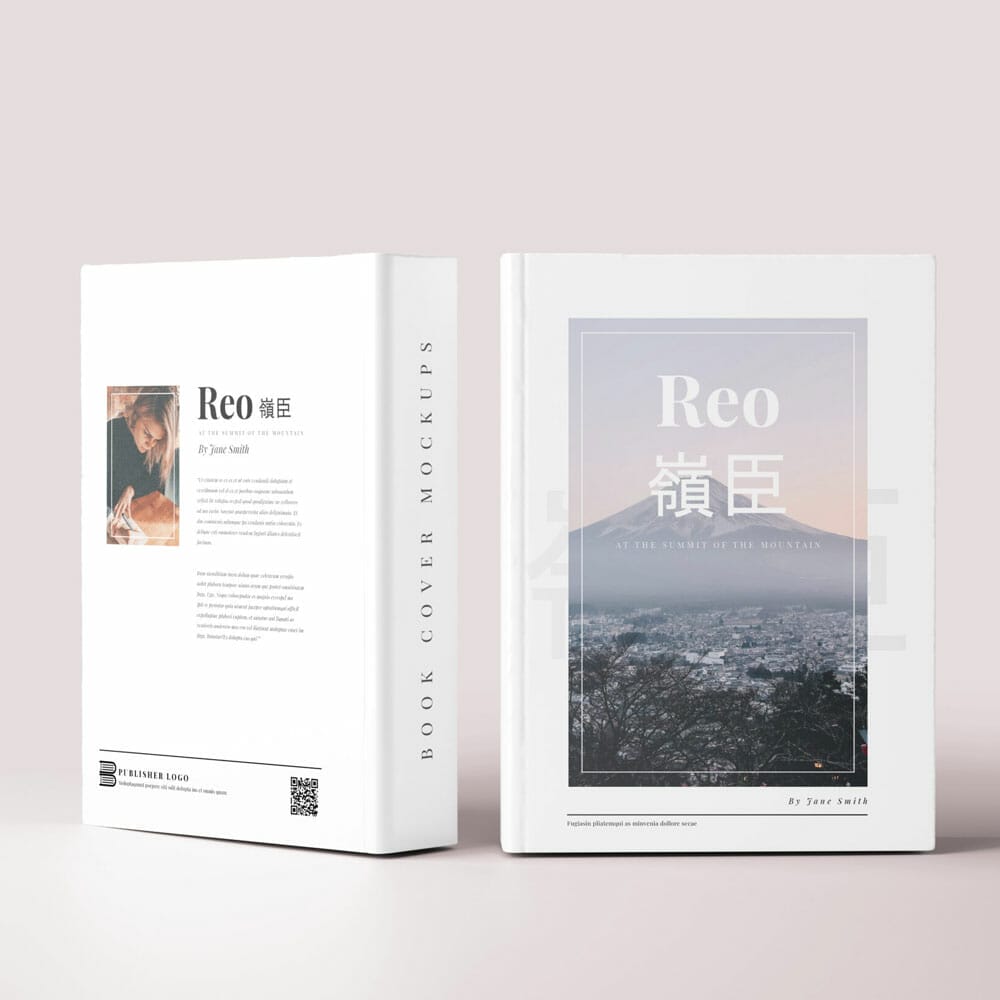 Free Large Hard Cover Book Mockup PSD