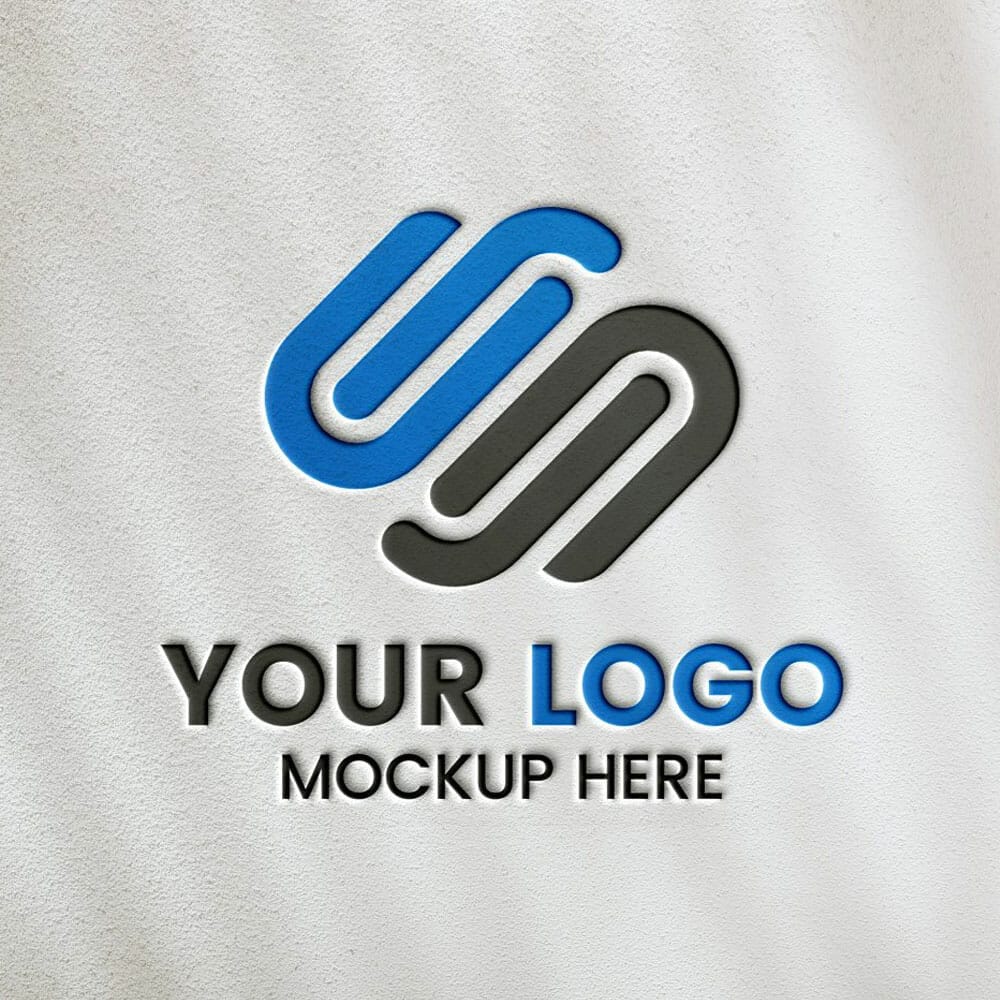 Free Paper Logo Mockup PSD