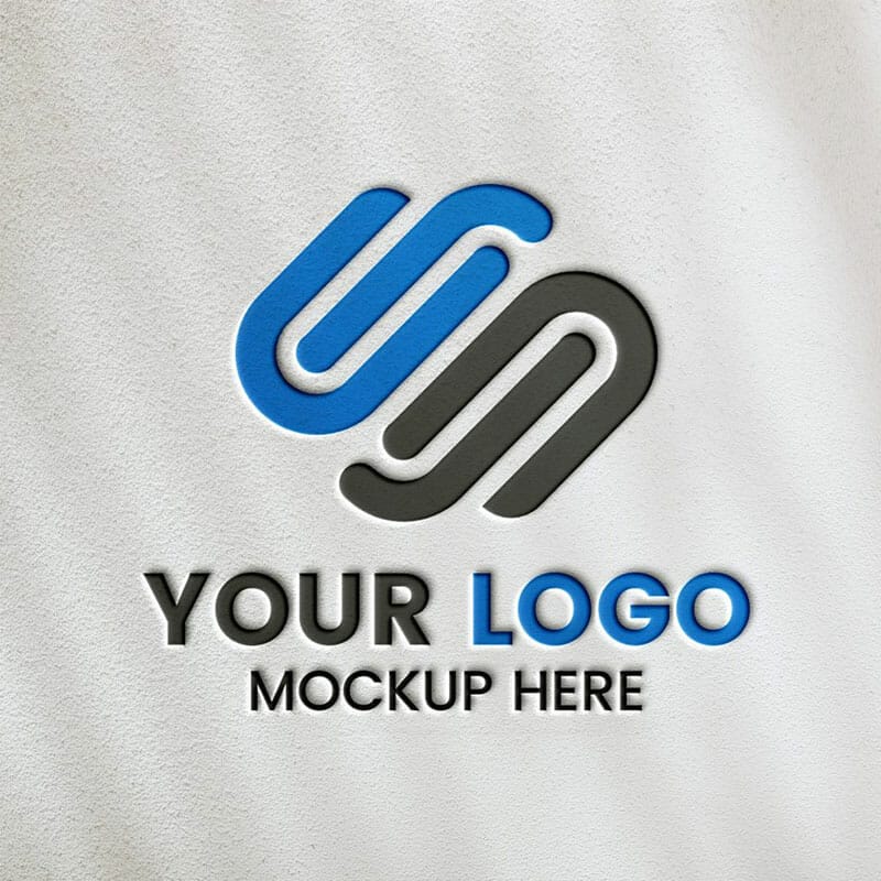 Free Paper Logo Mockup PSD
