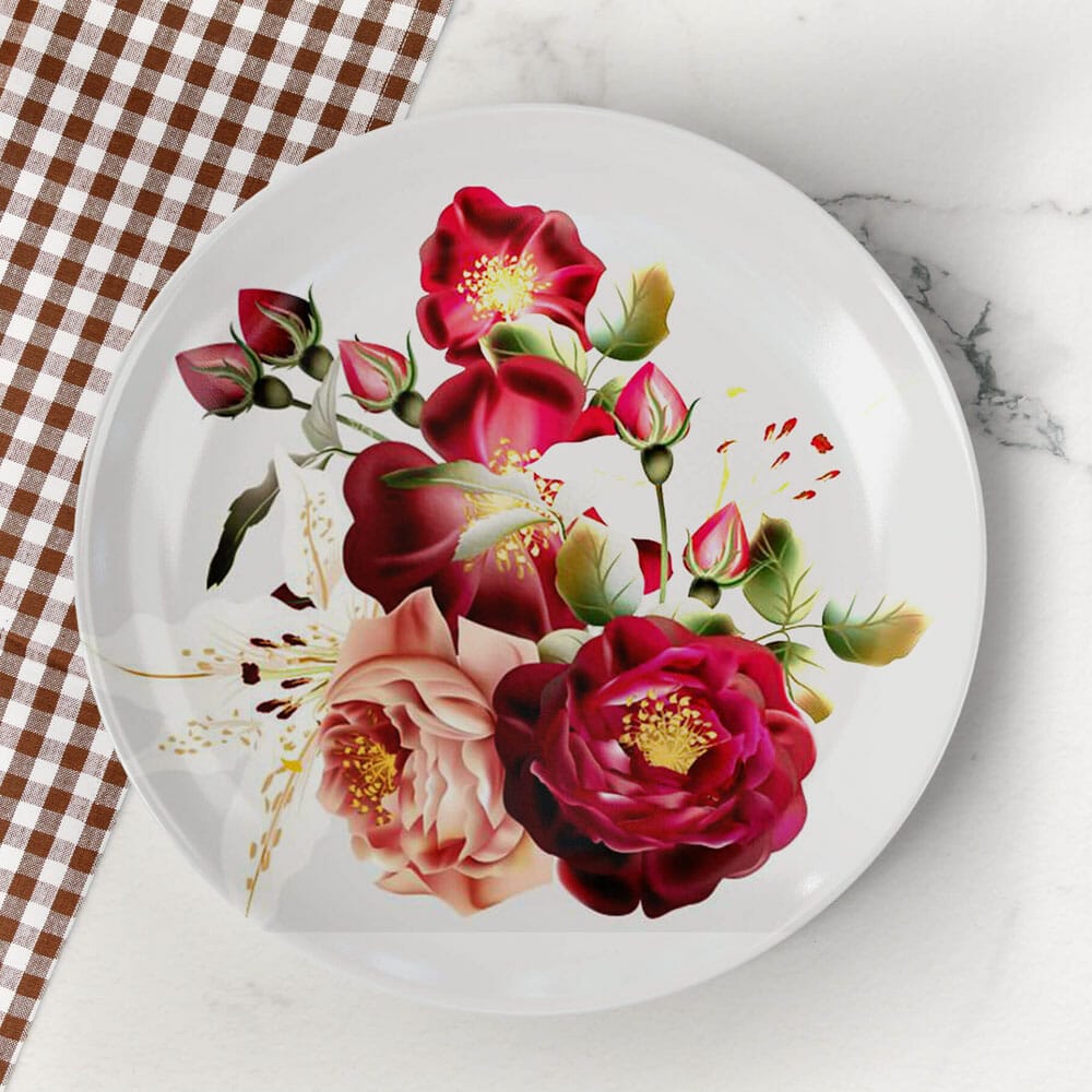 Free Plate Mockup PSD Template