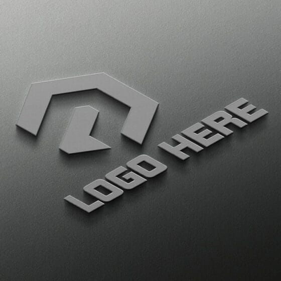 Free Realistic 3D Metal Logo Mockup With Metallic Texture PSD » CSS Author