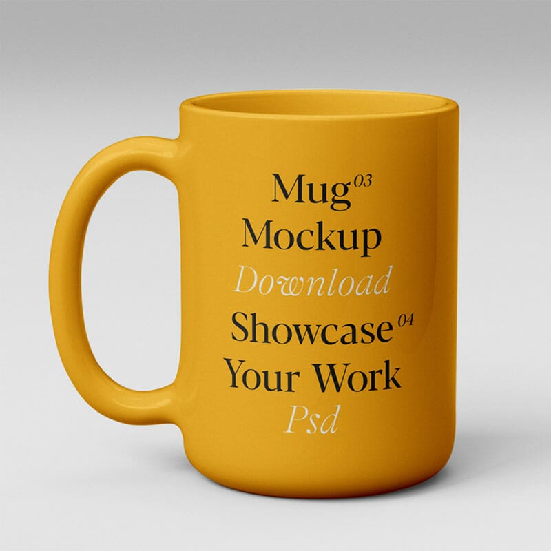 Free Realistic Ceramic Mug Mockup Psd Css Author 4896