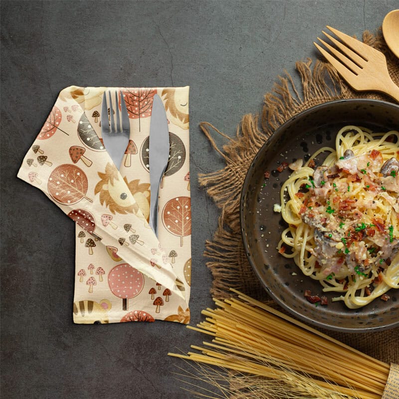 Free Restaurant Napkin Mockup PSD Template