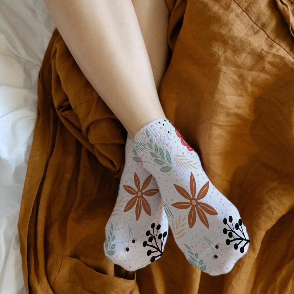 Free Socks Design Mockup PSD