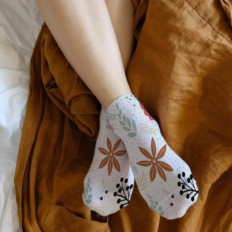 Free Socks Design Mockup PSD