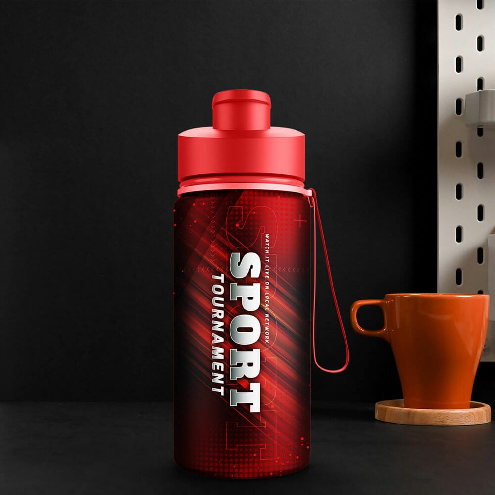 Free Sports Bottle Mockup PSD Template