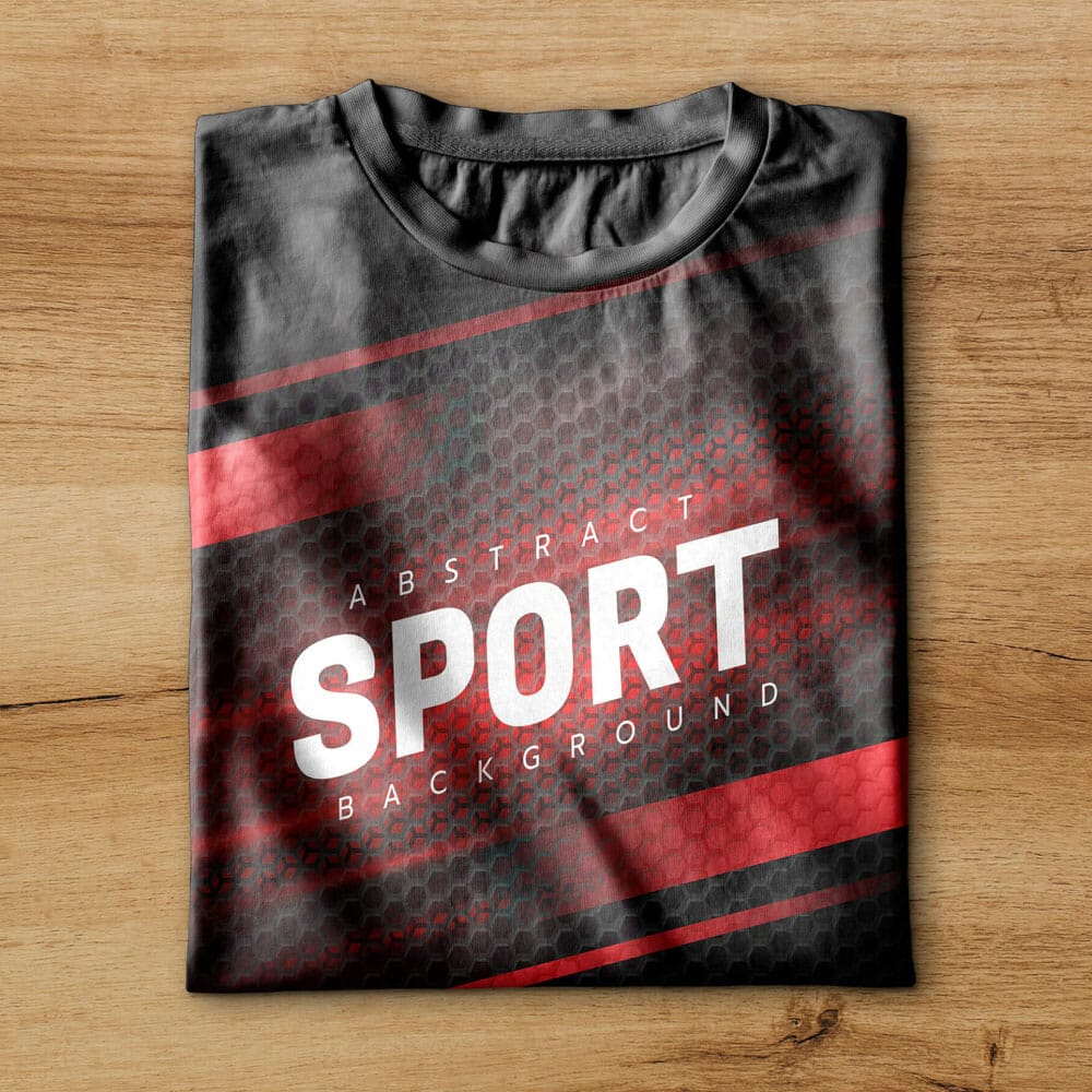 Free Sports T Shirt Mockup PSD Template
