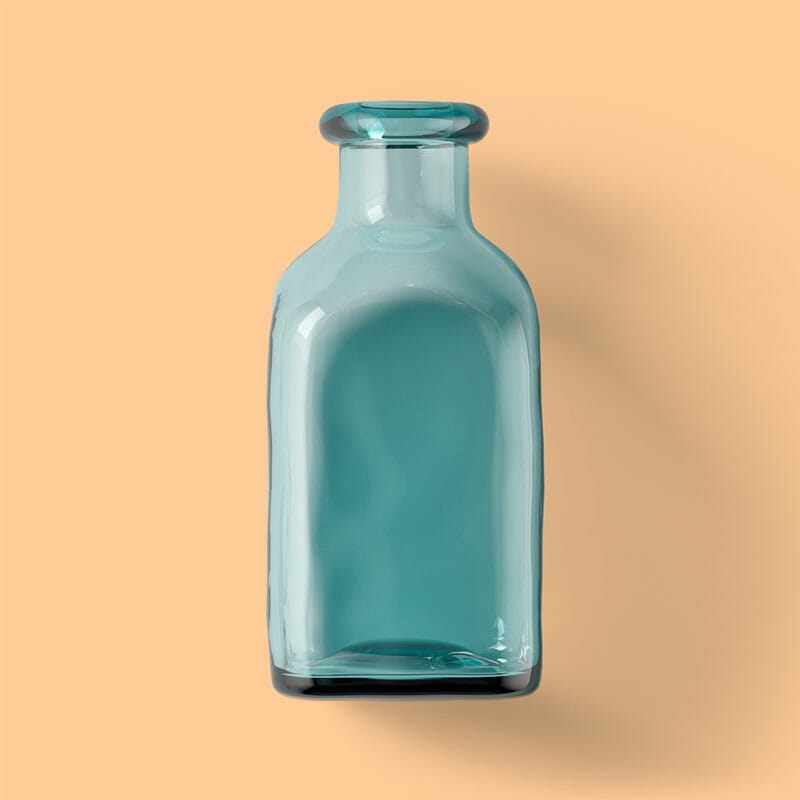 Free Top View Bottle Mockup PSD