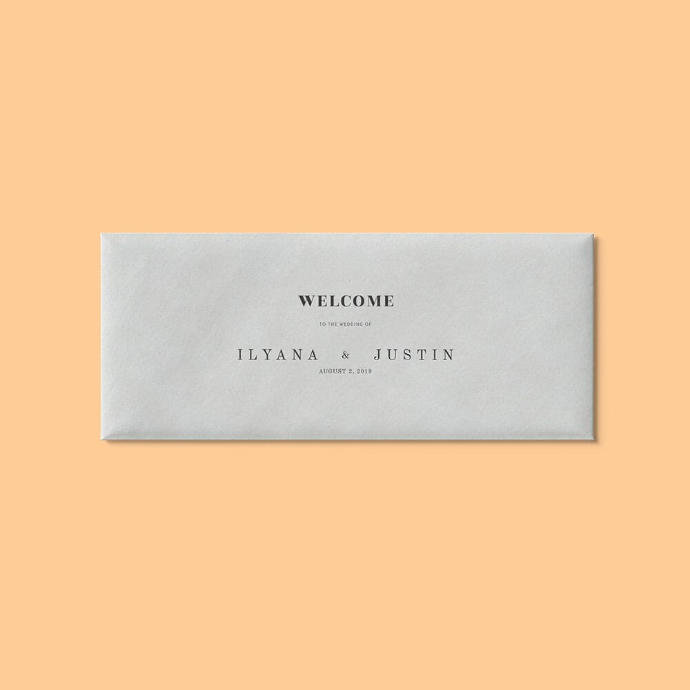 Free Top View Closed Envelope Mockup PSD