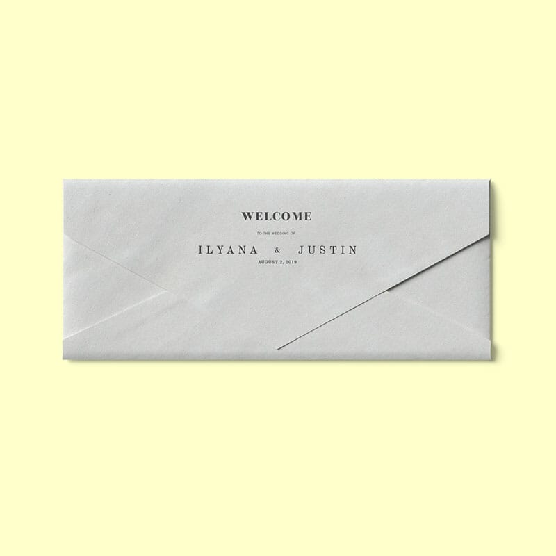 Free Top View Closed Envelope Mockup PSD