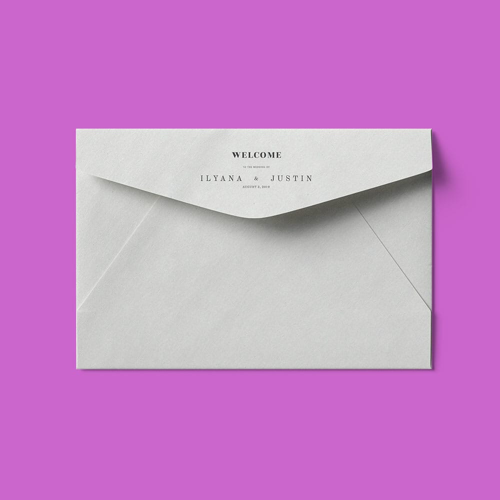 Free Top View Half Open Envelope Mockup PSD