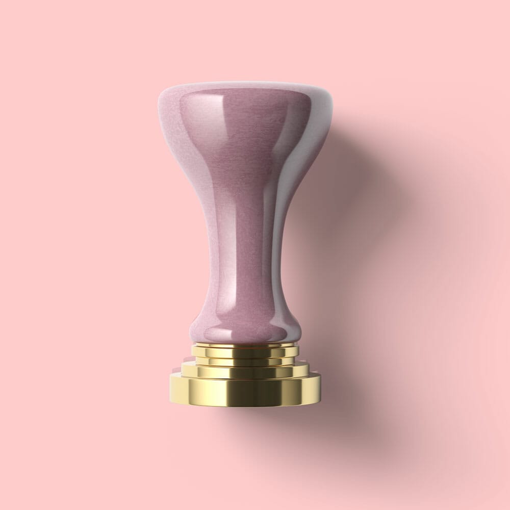 Free Top View Stamp Mockup PSD