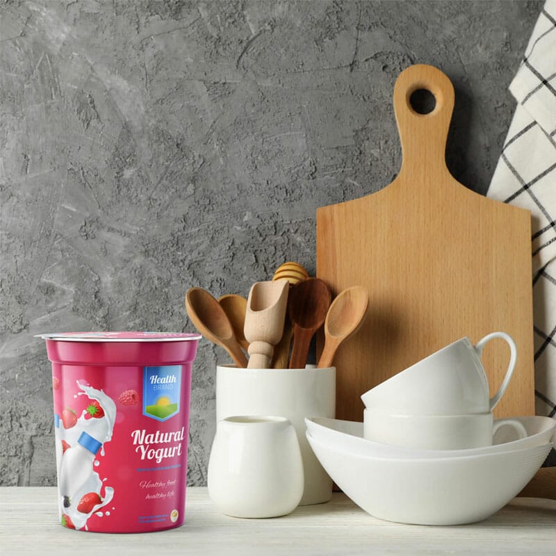 Free Yogurt Packaging Mockup PSD Template