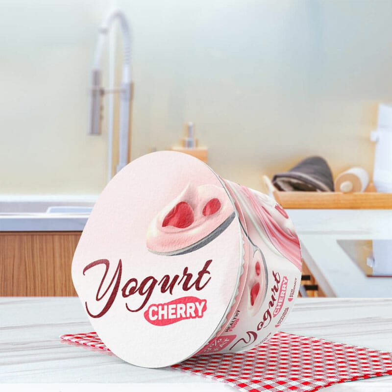 Free Yogurt Packaging Mockup PSD Template
