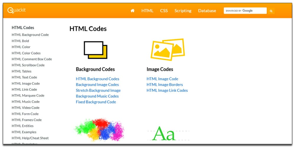 Essential HTML & CSS books (free e- books) 28 HTML Codes