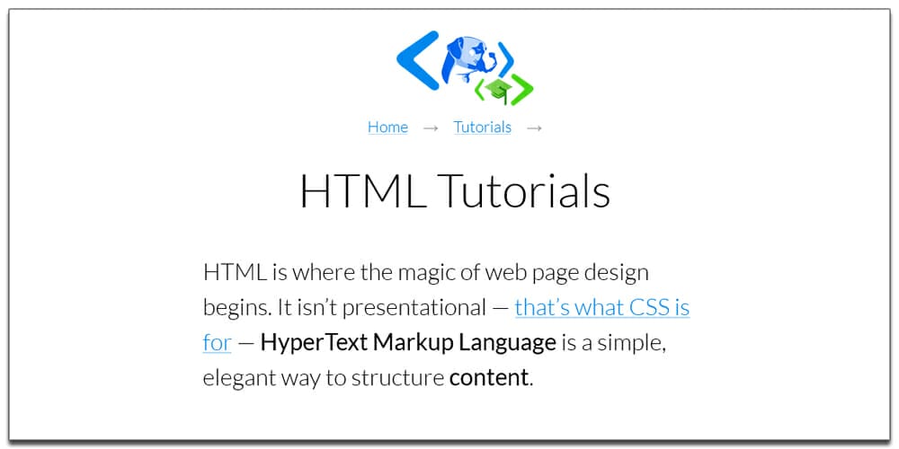 Essential HTML & CSS books (free e- books) 25 HTML Tutorials