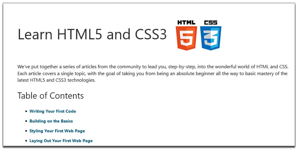 Essential HTML & CSS books (free e- books) 15 Learn HTML5 and CSS3