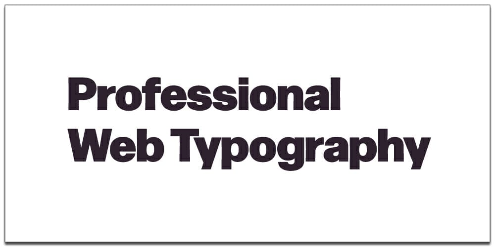Best Free Typography Books 11 Professional Web Typography