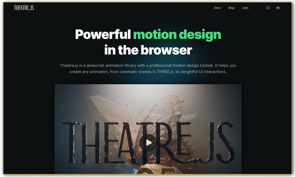 Theatre.js