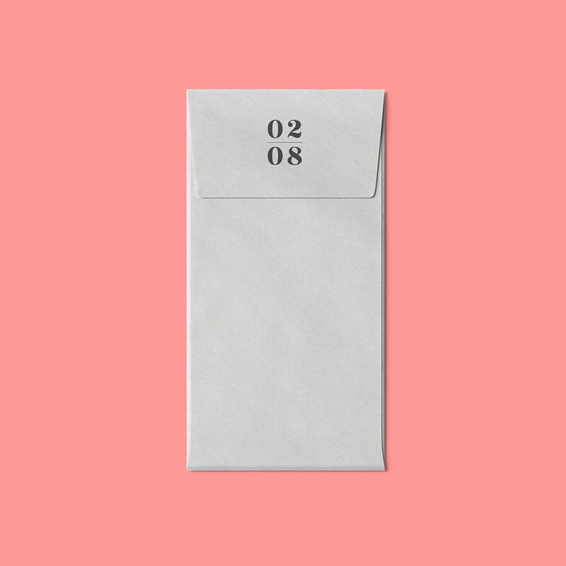 Top View Free Closed Envelope Mockup PSD