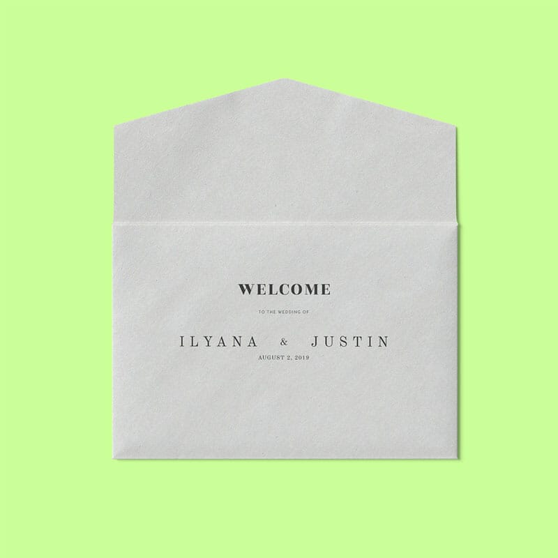 Top View Free Open Envelope Mockup PSD