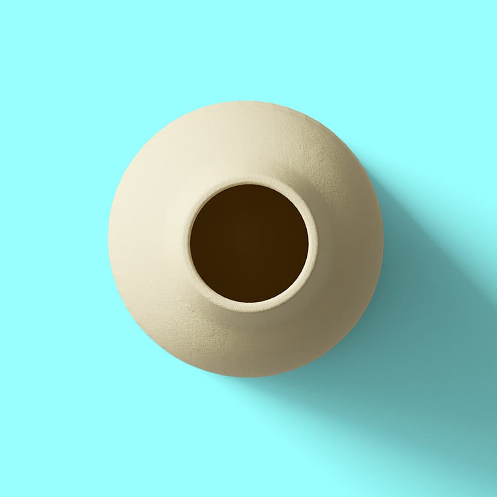Top View Free Vase Mockup PSD