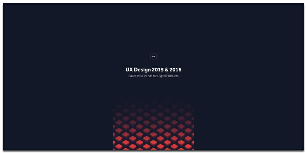 UX Design 2015 & 2016