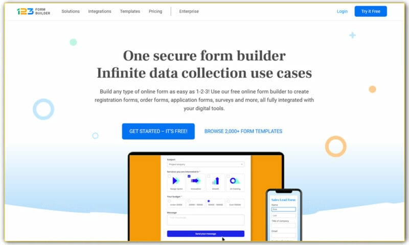 100+ Best Collection Of Web Form Builders » CSS Author
