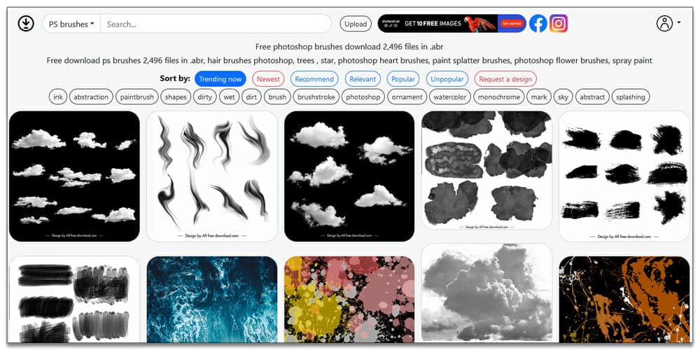 #1 Resources for Free Photoshop Brushes 18 All Free Downloads Brushes