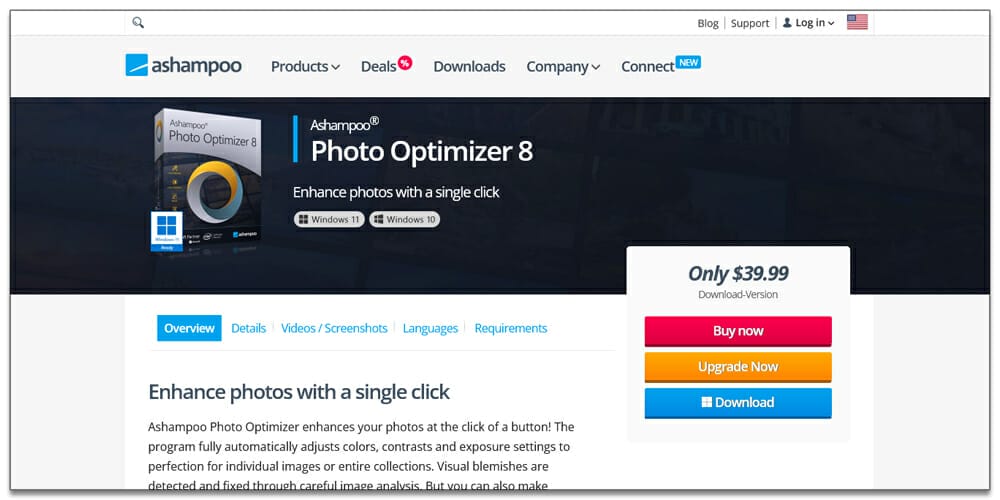 Best Photo and Video Editing Tools 43 Ashampoo Photo Optimizer