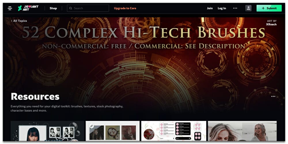 #1 Resources for Free Photoshop Brushes 1 DeviantArt