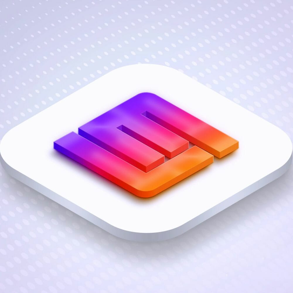 Free 3D App Logo Mockup Design PSD