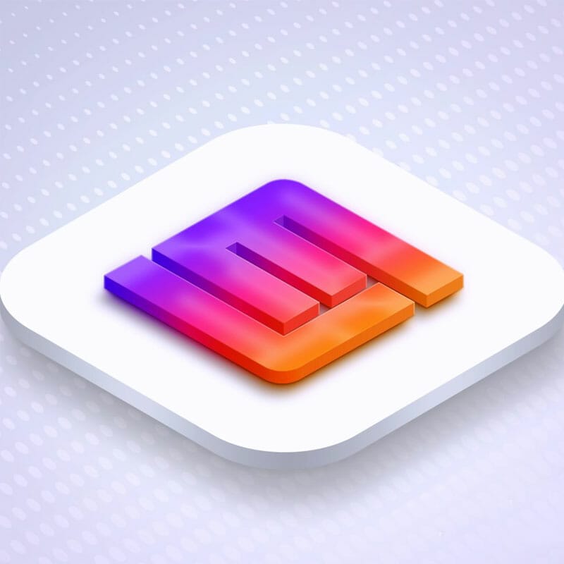 Free 3D App Logo Mockup Design PSD