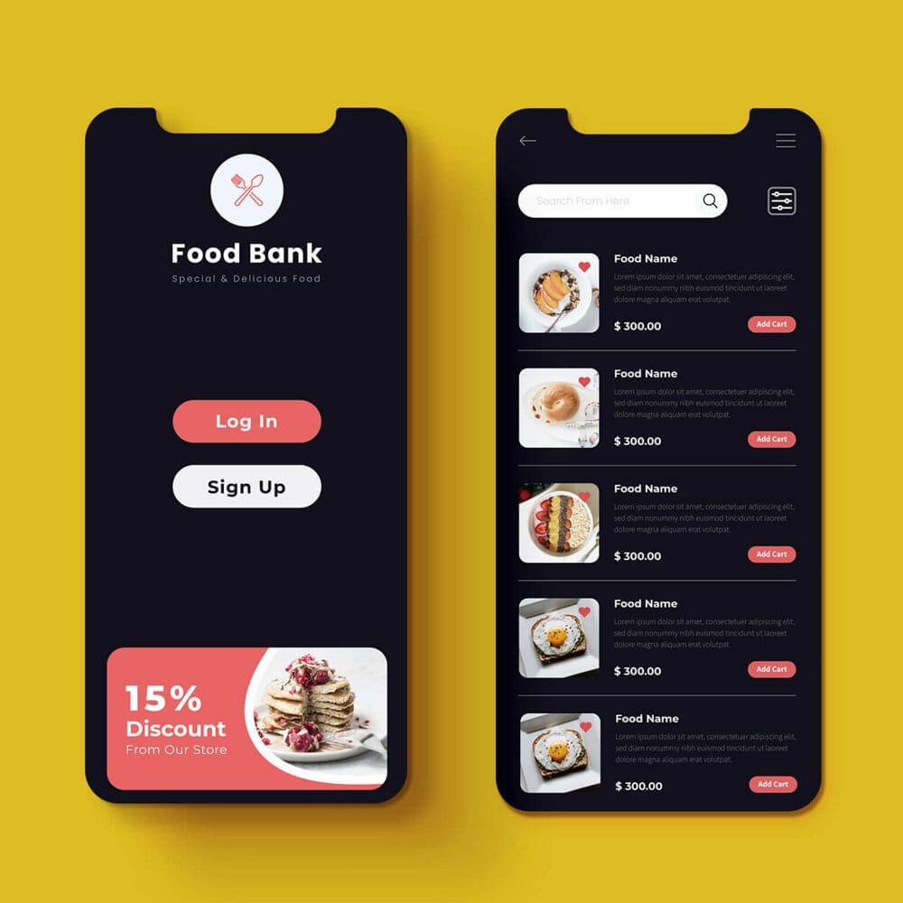 Free Android App Mockup PSD Template