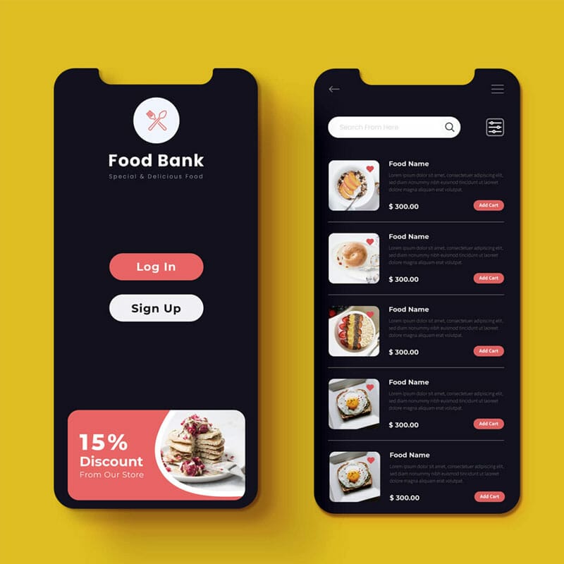 Free Android App Mockup PSD Template