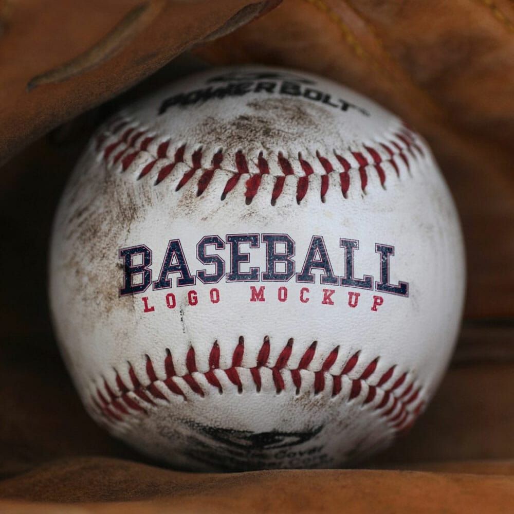 Free Baseball Logo Mockup PSD